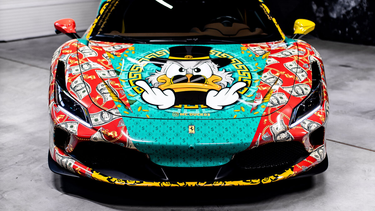 Ferrari F8 Tributo - McDuck Wrap - img 2