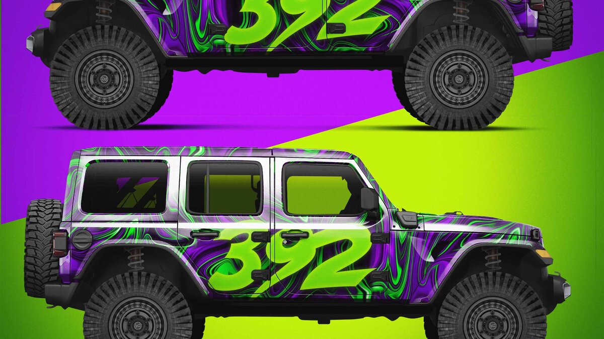 Jeep Wrangler - Oil Slick Design - img 1