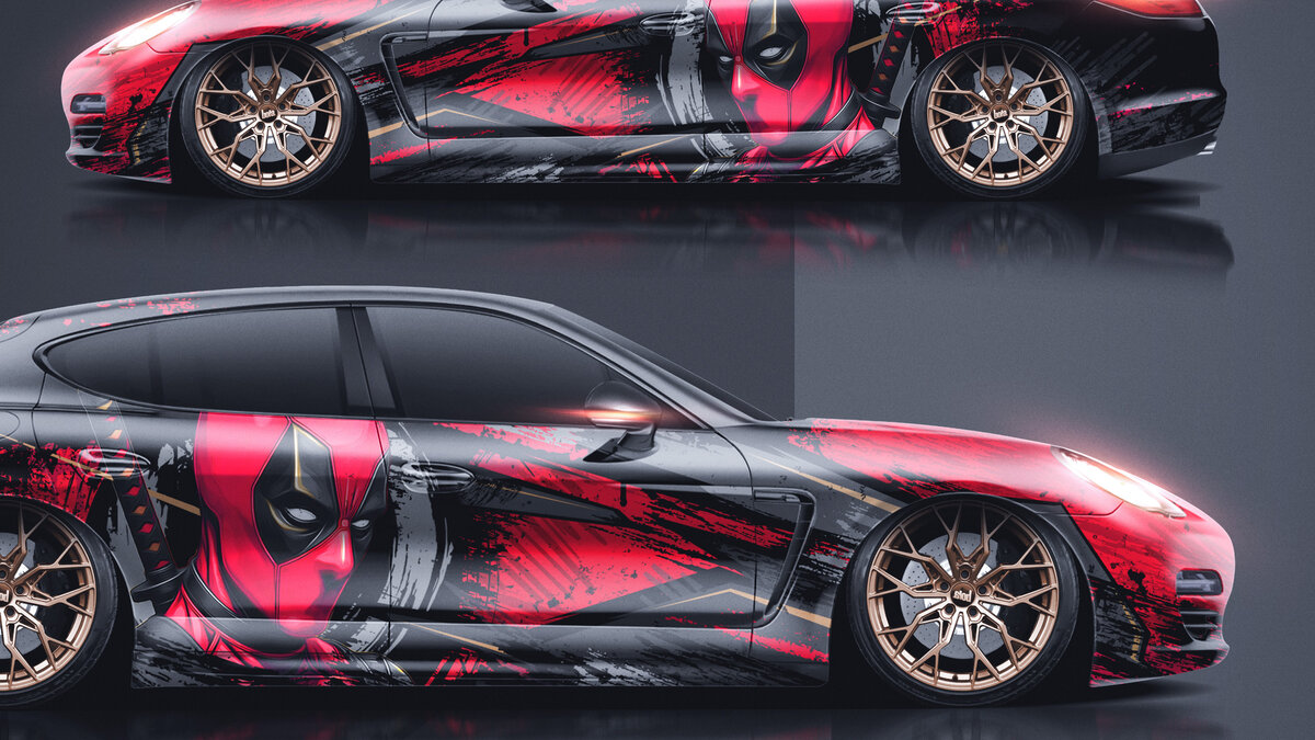 Porsche Panamera 4S - Deadpool Design - img 2