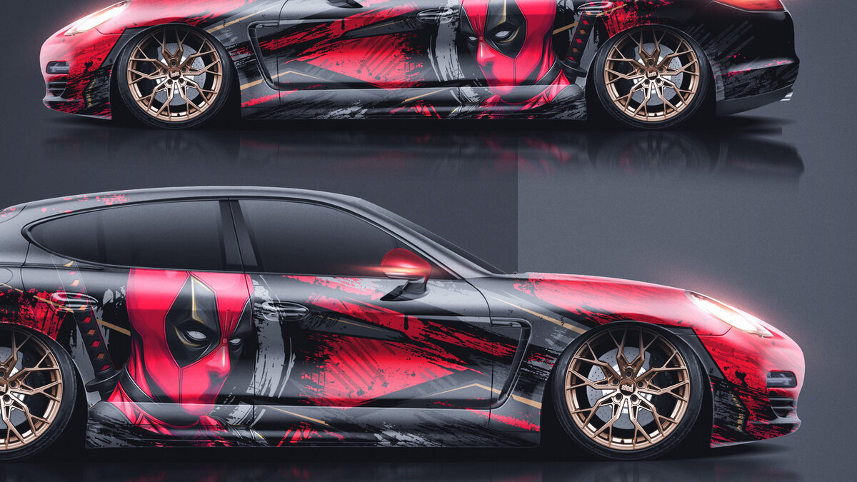 Porsche Panamera 4S - Deadpool Design - img 3