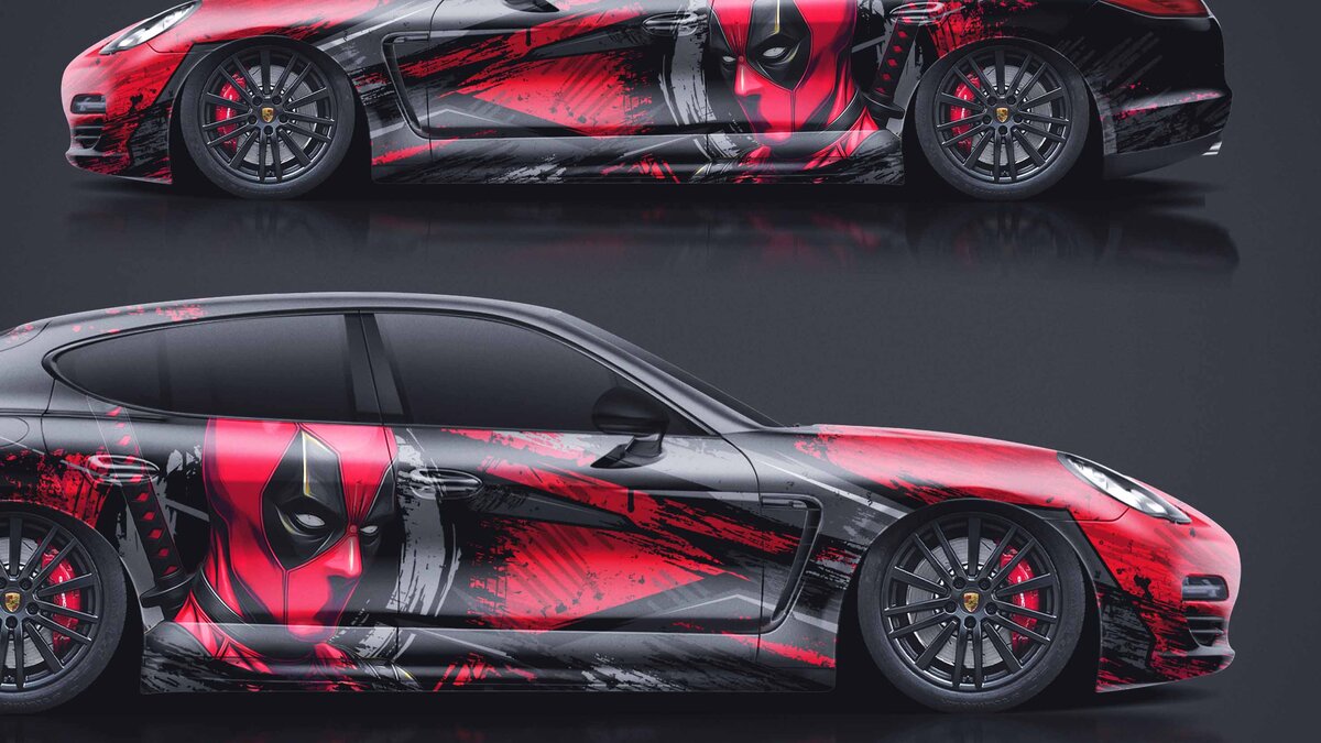 Porsche Panamera 4S - Deadpool Design - img 5