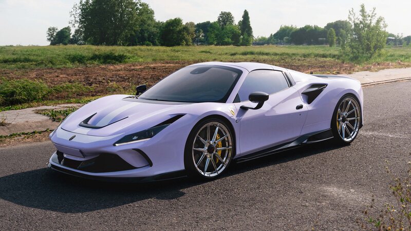 Ferrari F8 Spider - Purple Wrap