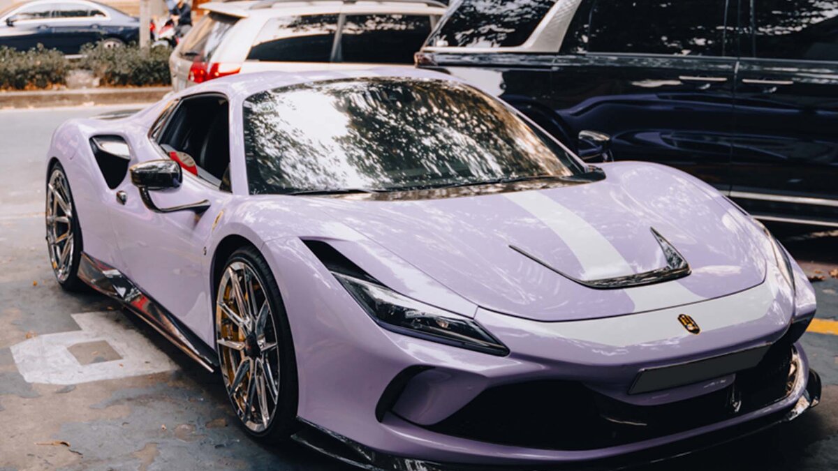 Ferrari F8 Spider - Purple Wrap - img 3