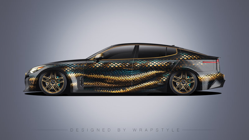 Kia Stinger GT - Snake Skin Design