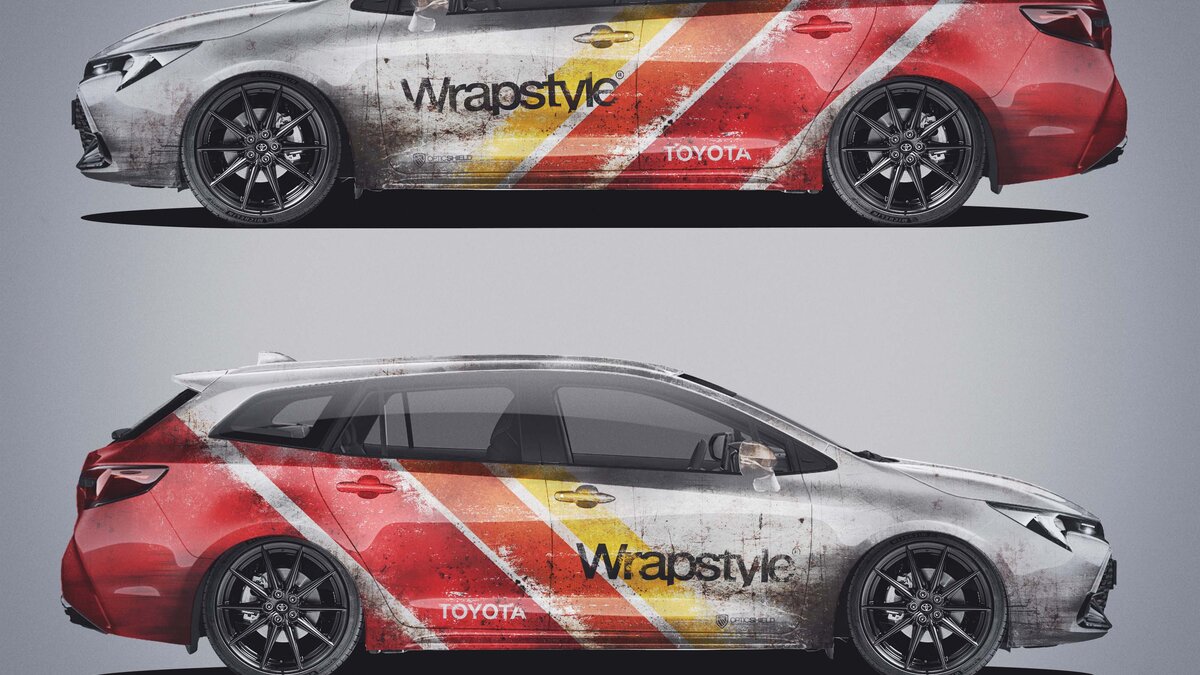 Toyota Corolla - Dirty Wrapstyle Design - img 1
