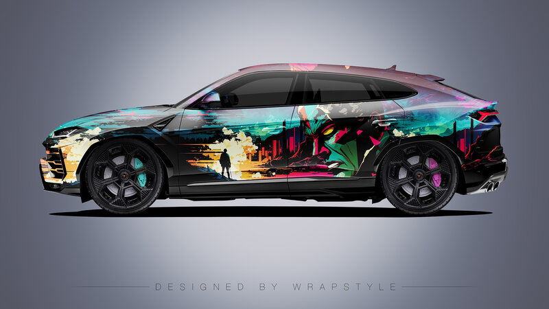 Lamborghini Urus - Pop Art Design